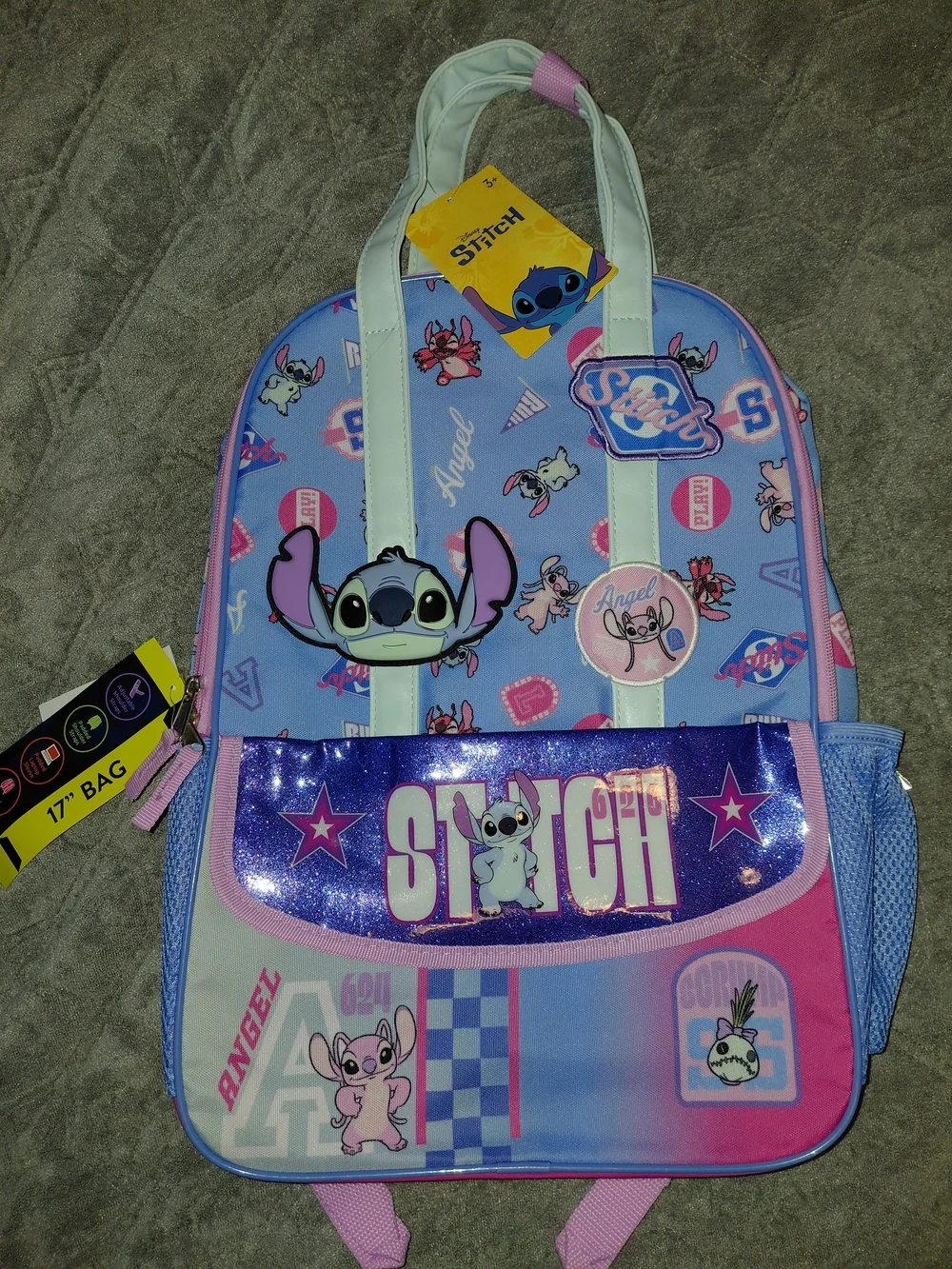 Disney Stitch Backpack With Handles